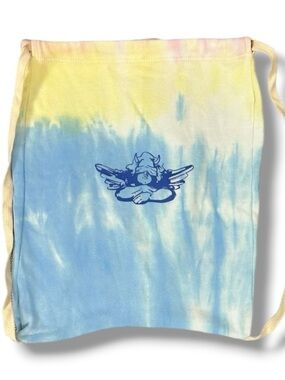 Boys Lie Cotton Candy Tie Dye Drawstring Bag New with Sticker Angel California